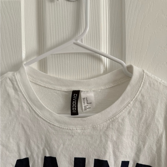 H&M White Nautical Graphic Tee Short Sleeve - Picture 2 of 3